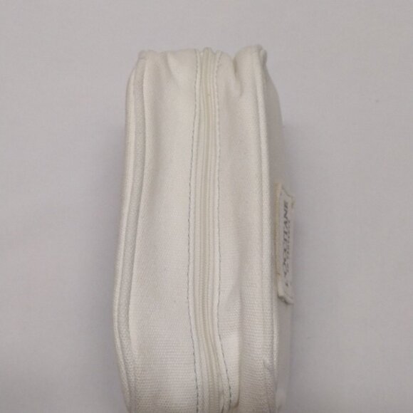 L'Occitane in Provence White Cotton Cosmetic Makeup Bag - Picture 5 of 9